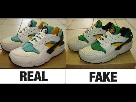 nike air huarache real vs fake|nike air flight huarache original.